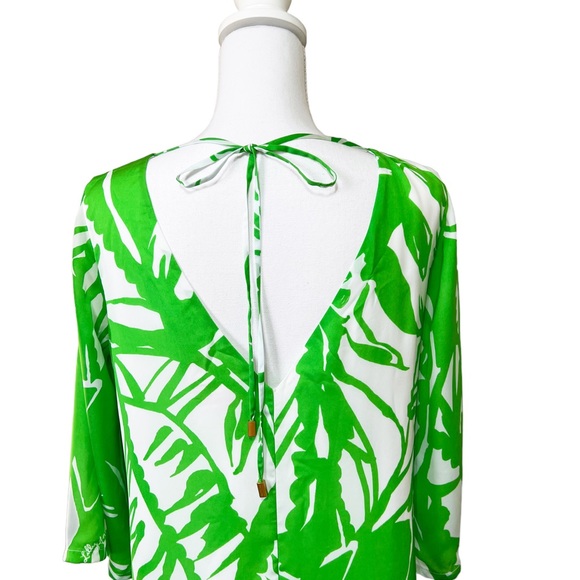 Lilly Pulitzer for Target Boom Boom Dress Size Medium Green Fronds Print - Picture 9 of 12